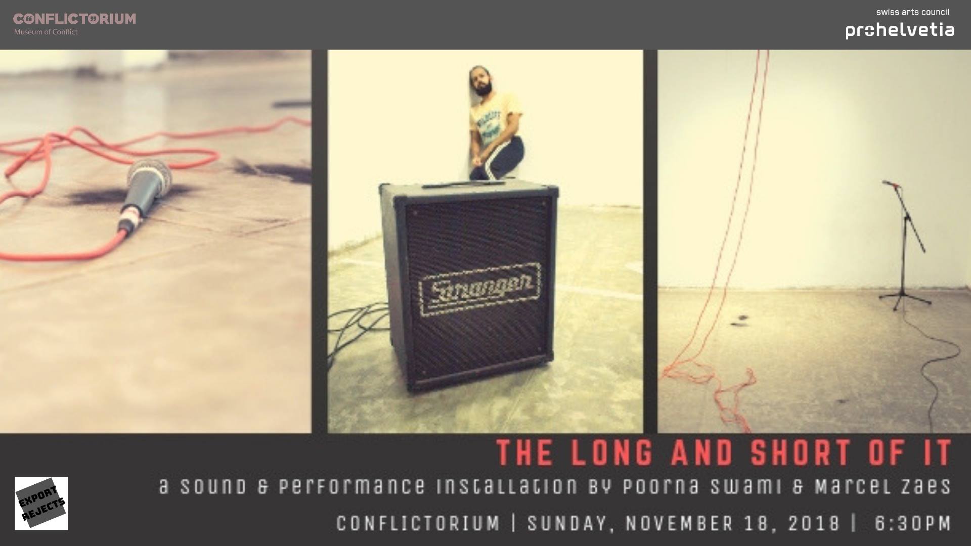 The long and short of it A sound and performance installation